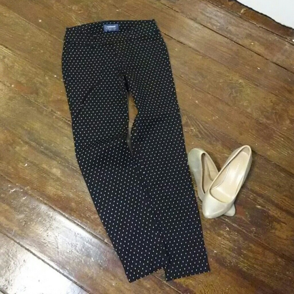 Black Patterned Pixie Pant